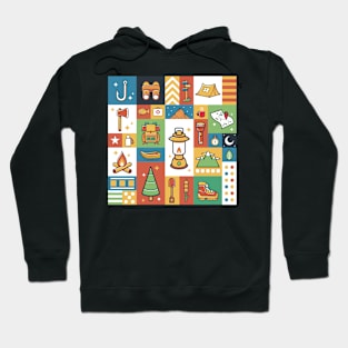 Hiking Outdoor Adventure Pattern Hoodie